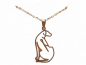 Preview: Collier KEEP CALM Couleurs rosé or